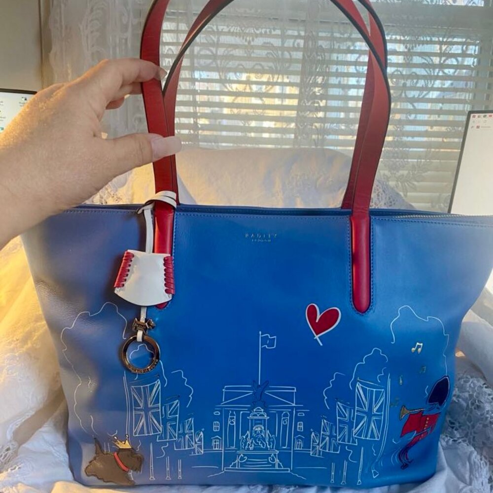 Radley London – King Charles III Coronation Palace Tote - Excellent Used Cond